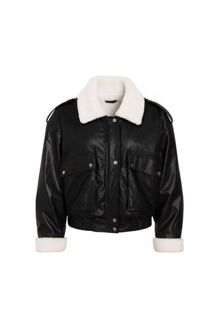 Trender Siyah Kadın Mont 4758 Siyah