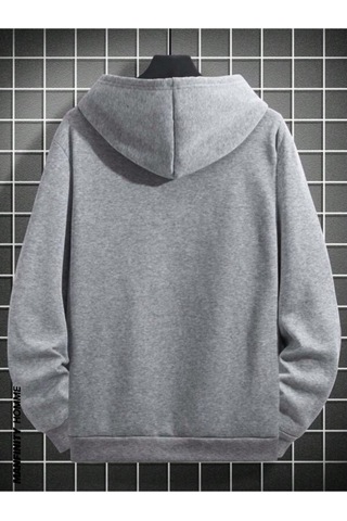 Altamira Erkek Geyik Baskı Kapüşonlu Sweatshirt 001