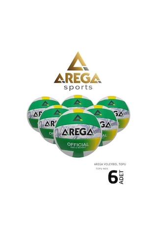 6 Adet Arega Voleybol Antrenman Topu Tvb-40151 002 Beyaz