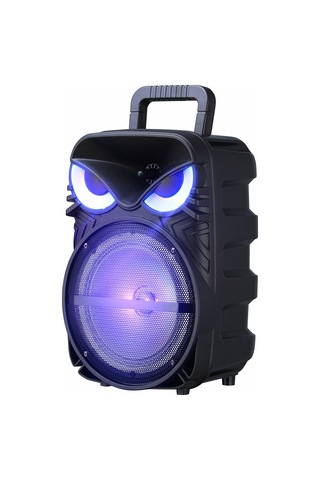 Rgb Işıklı Parti Karaoke Hoparlör Bluetooth, 8 İnç Güçlü Bas, Mikrofonlu, Fm Radyo Ve Tws Stereo Ses