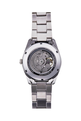 Orient Kurmalı Otomatik Çelik Gri Open Heart Safir Cam Lacivert Kadran 41 Mm Erkek Kol Saati