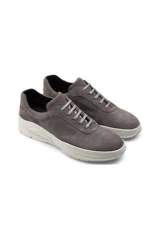 Deery Hakiki Süet Gri Sneaker Erkek Ayakkabı - 01879Mgrıc01 Gri