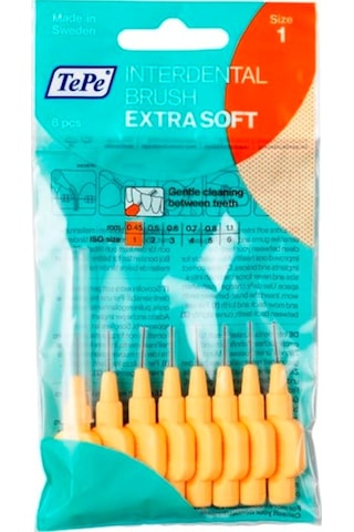 Tepe Extra Soft Arayüz Fırçası 8'li 0.45 MM