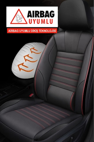 Naz Oto Stone Deri Oto Koltuk Kılıfı - Bel Destekli Fiat Egea-linea-punto-albea-marea-tipo-uno Uyumlu