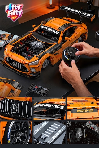 Cada Master 1:8 Mercedes-amg Gt3 C64008w 5466 Parça Premium Yarış Aracı Yapım Seti -ffc64008w-5466p