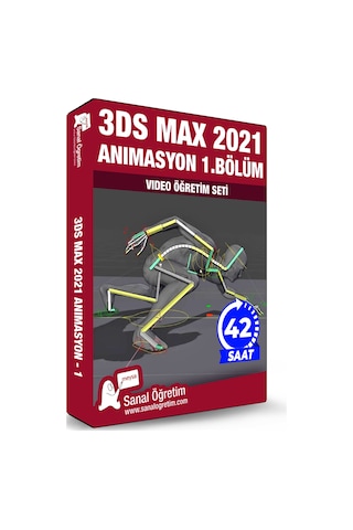3DS Max 2021 Animasyon 1.Bölüm Video Ders Eğitim Seti