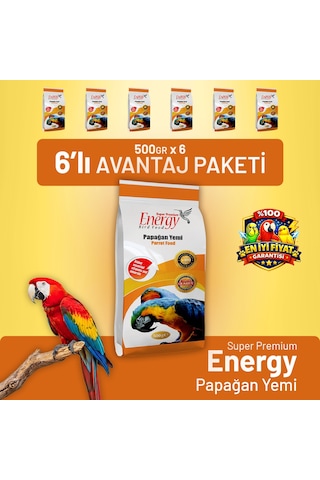 Papağan Yemi 500 G - 6 Adet