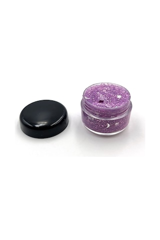 Artikel Ay ve Yıldız Desenli Party Glitter Makyaj Simi Lila 5 ML
