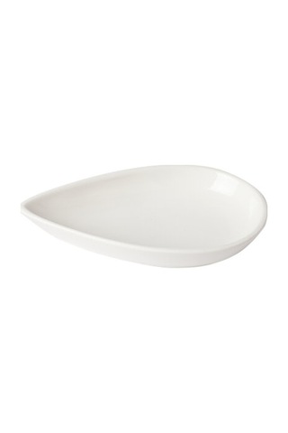 Ultraform Porselen Damla Kase Std 14x9cm Beyaz