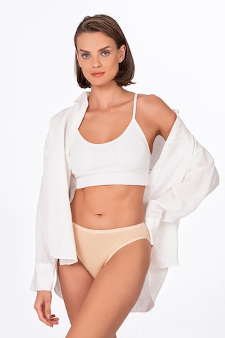 Kadın Viskon Slip Ten Kompedan K23926 Ten