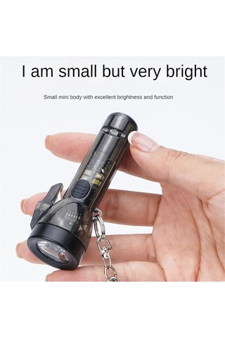 Cbtx Mns6 Açık Mini Anahtarlık El Feneri Taşınabilir Gece Lambası Güçlü Işık Acil Aydınlatma Aracı