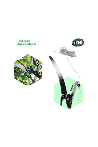 Profesyonel 280 Cm Teleskopik Yüksek Dal Budama Makinası