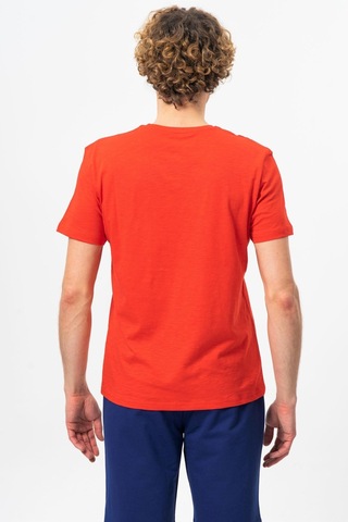 Benetton Bnt-m099-r-23y Erkek T-shirt Bnt-m099-r-r0766 Kırmızı