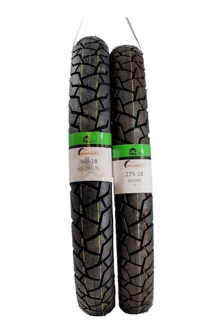 Maruti Tyres Cg Dubleks Lastik Seti Ön Arka 300-18 Tl Ve 275-18 Tl Allegreset1