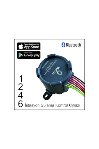 Wacon 4 İstasyon Bluetooth Kontrollü Sulama Cihazı