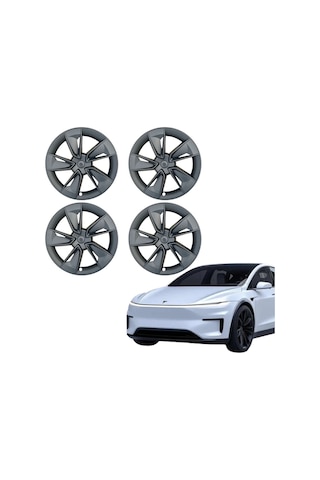 Tesla Juniper Celest Jant Kapağı Seti 19 İnç Mat Siyah