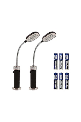 Barbekü Izgara Lambası Manyetik Tabanlı Süper Parlak Led Bar Çok Renkli