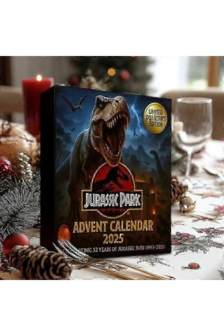Jurassic Park Advent Takvimi 2025 - Dinozor Temalı 24 Günlük Noel Geri Sayımı