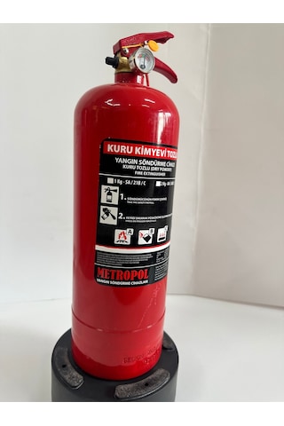 2 Kg Kuru Tozlu Yangın Söndürme Tüpü