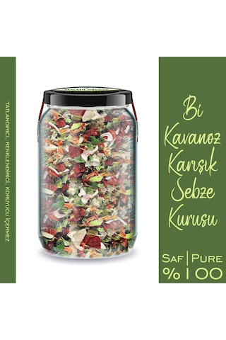 Zencefil Organik Karışık Sebze Kurusu Kavanoz 660 G