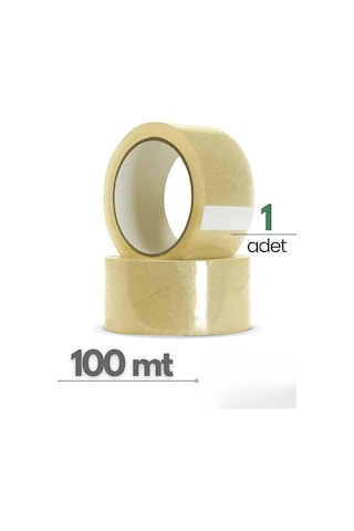 Güçlü Yapışkan Şeffaf Koli Bandı 45 Mm X 100 Mt Mıt1281 1 Adet