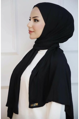 Kadın Siyah Penye Şal Kadın Siyah Penye Şal