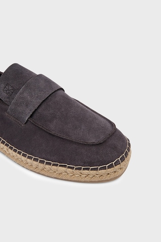 Süet Logo Detaylı Espadril Hm0hm02072ge7 Erkek Espadril Hm0hm02072 Ge7 Kahve