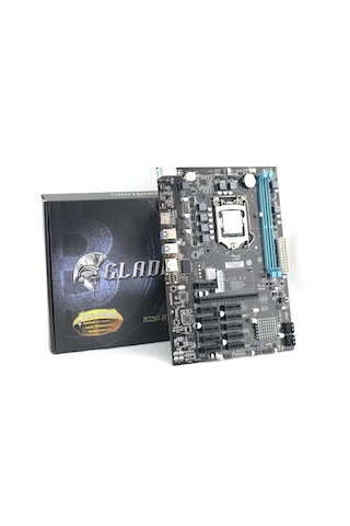 Esonic Gladiators B250 Intel Celeron G3900 12 PCI 2133 MHz DDR4 Soket 1151 ATX Mining Anakart
