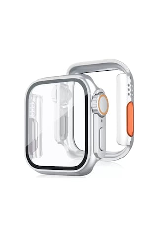 Mepa Newface Apple Watch Uyumlu44mm Watch 49mm Kasa Dönüştürücü Ve Ekran Koruyucu - Çöl Titanyum Najmaddin