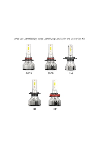 Geeroyoo Araç Led Farları 9005/hb3/h10 Çift Paket, 6000k Soğuk Beyaz, Ip68 Su Geçirmez, 4000lm Parlaklık, 12000rpm Soğutma Fanı, Kolay Kurulum