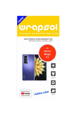 Honor Magic V2 Mat Arka Ve Yan Kaplama Poliüretan Ekran Koruyucu