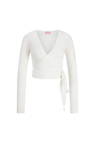 Jack & Jones Kadin V Yaka Üst - Luna - 12292824 Cloud Dancer