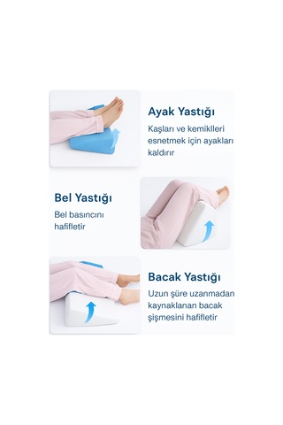 Hasta Yan Çevirme, Ayak, Bel Ve Bacak Yastığı