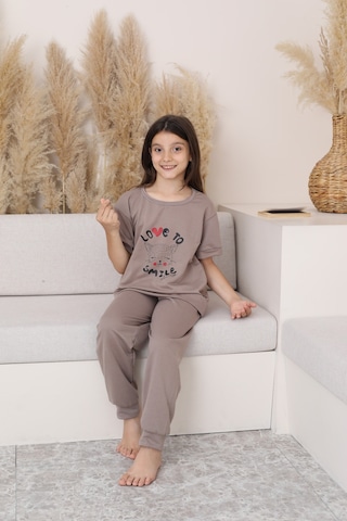 Sleeproom Iki Iplik Yazlik Çocuk Garson Gez Beden Eşofman Giyim Taş