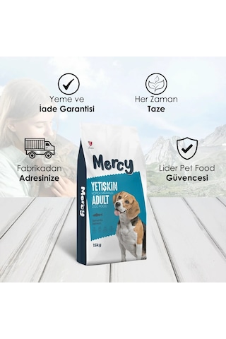 Mercy Somonlu Yetişkin Köpek Maması 15 KG