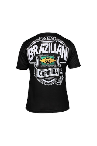 Dosmai Dijital Baskılı Capoeira Bisiklet Yaka Spor T-shirt Cat017