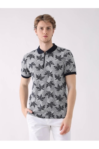 Dufy Lacivertvert Erkek Regular Fit Polo Yaka Tshirt - 93995 Lacivert