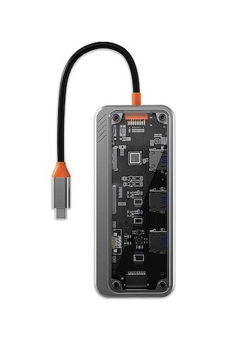 Ally Type-c To Usb3.0 3+3.5mm+hdmı+vga+sd/tf+ Ethernet Çoğaltıcı