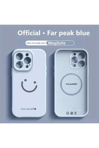 Turcoshop11 İphone Uyumlu 12 Pro Max Sarı Yüksek Kaliteli Manyetik Anti Darbeli Çizilmeye Dayanıklı Kılıf