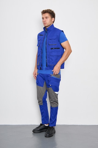 Orange Safety Sax Mavi Harman Karışımı Yelek Pantolon 001