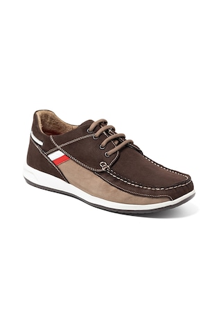 Sneaker Erkek Og-419 John May Kahve Nubuk Kahverengi