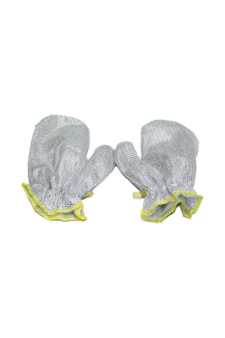 1 Adet Telli Bulaşık Eldiveni Tel Yüzeyli Ovma Eldiveni, Bulaşık Temizleme, Tencere-tava Temizliği, Dishwashing Glove