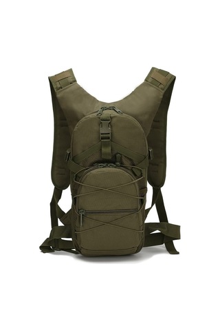 15 L Molle Taktik Sırt Çantası 800d Oxford Askeri Yürüyüş Bisiklet Sırt Çantaları Açık Spor Bisiklet Tırmanma Kamp Çantası Yeşil Yeşil