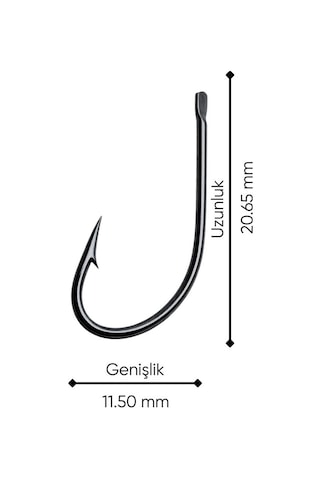Olta İğnesi - Whale - Maru Sode - Nikel - No: 16 50'li Paket