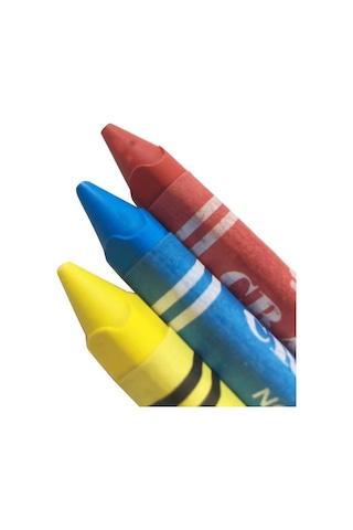 Bigpoint 12 Renk Jumbo Üçgen Mum Boya