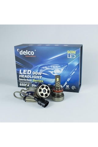 H11 Delco U.s.a İnvictus Led Xenon Far Ultra Pro 20000 Lm Ufuk Çizgili Süper Güç