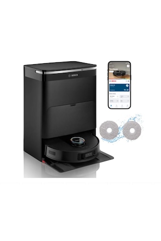 Bosch BCRDW3BX Spotless Max Cam Robot Süpürge Siyah