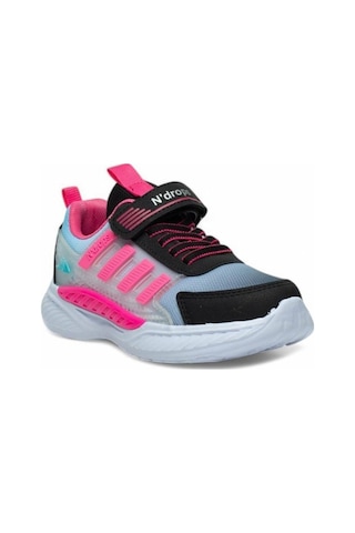 Ndrops 023-25 Anorak Anatomik Kız Çocuk Sneaker Siyah Fuşya 31-35 Siyah