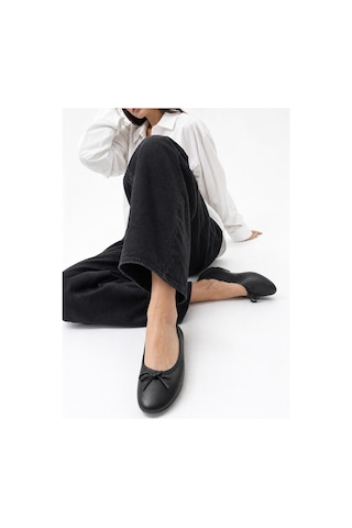 Luvishoes Cilt Kadın Babet Siyah