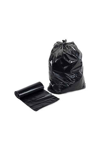 Kalın Çöp Torbası Jumbo Boy Siyah Çöp Poşeti 5 x 300 G